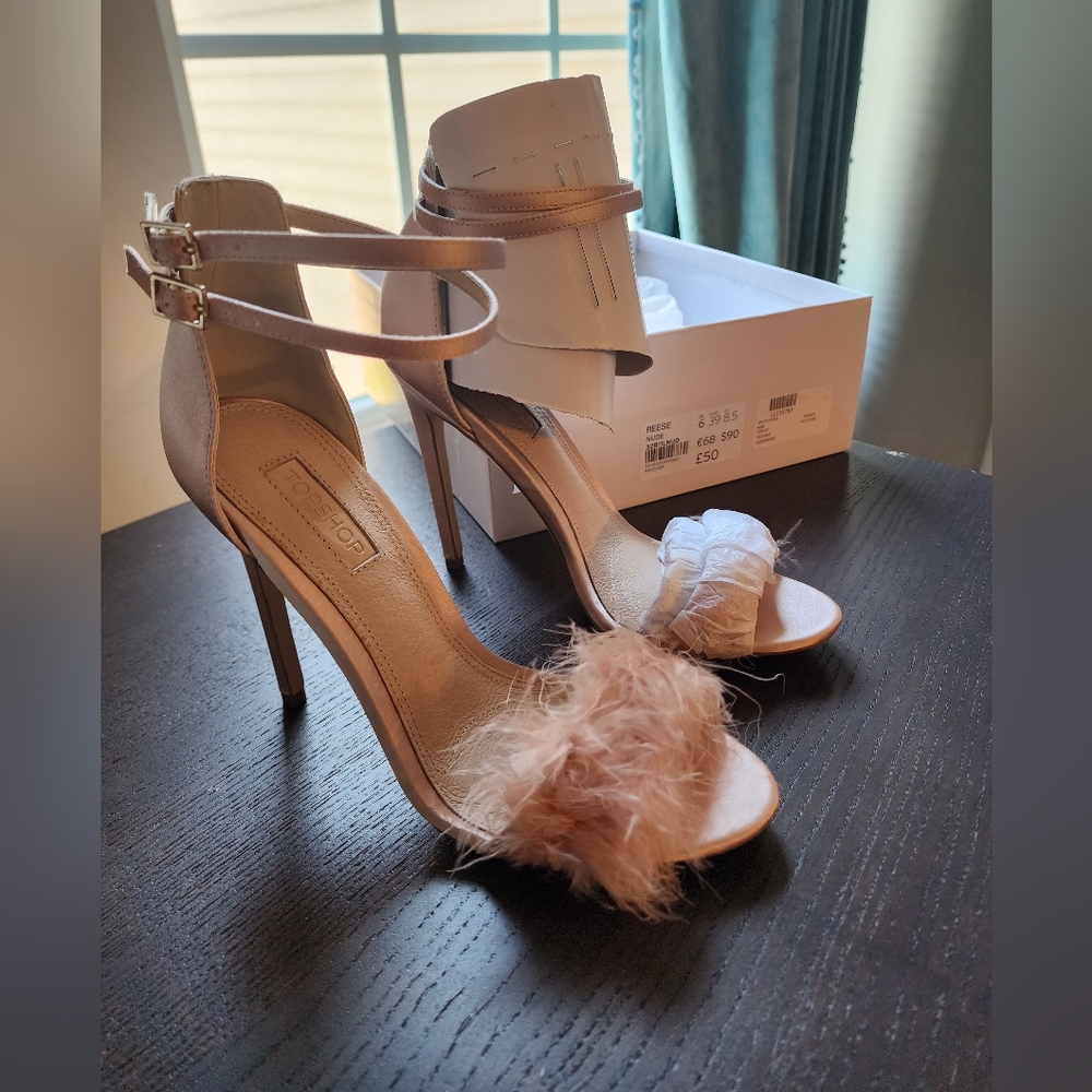 Topshop nude heels